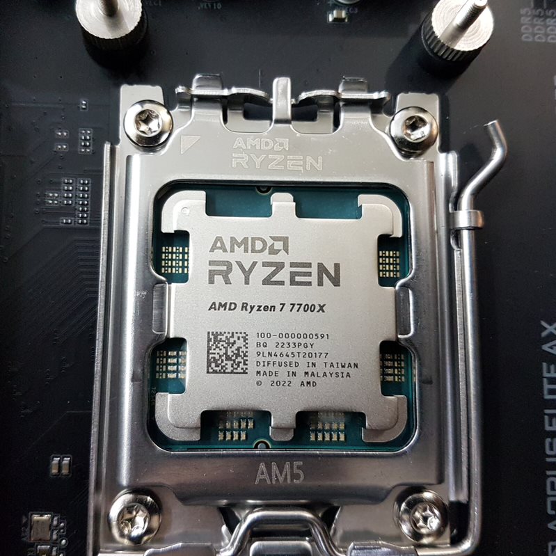 AM5 Socket with the Ryzen 7 7700X (Image By Tech4Gamers)