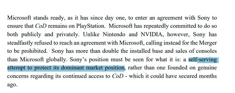Sony Protecting Dominant Position Activision Blizzard Acquisition