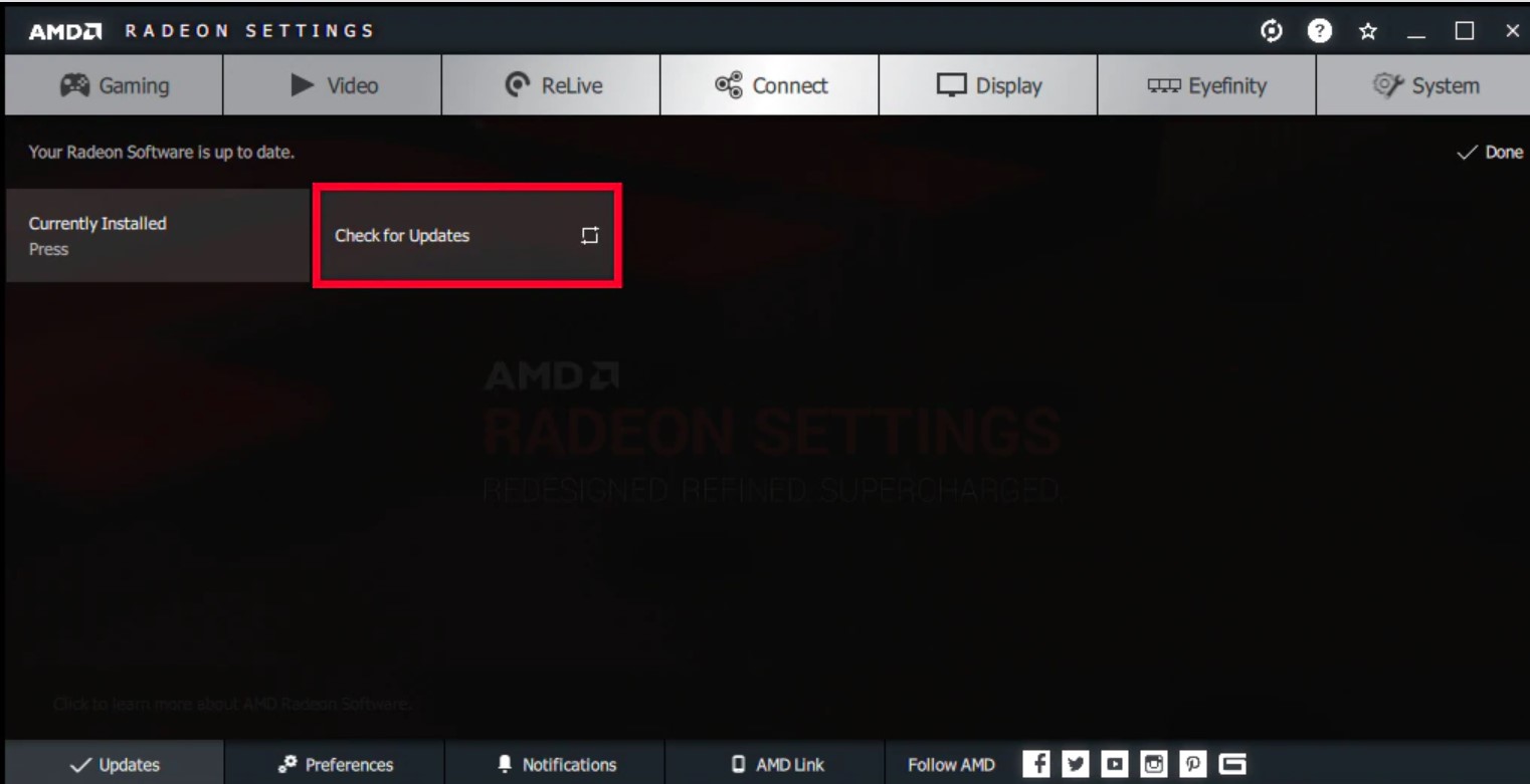 updating AMD drivers