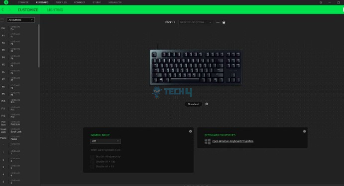 using chroma studio to change lighting on razer keyboard