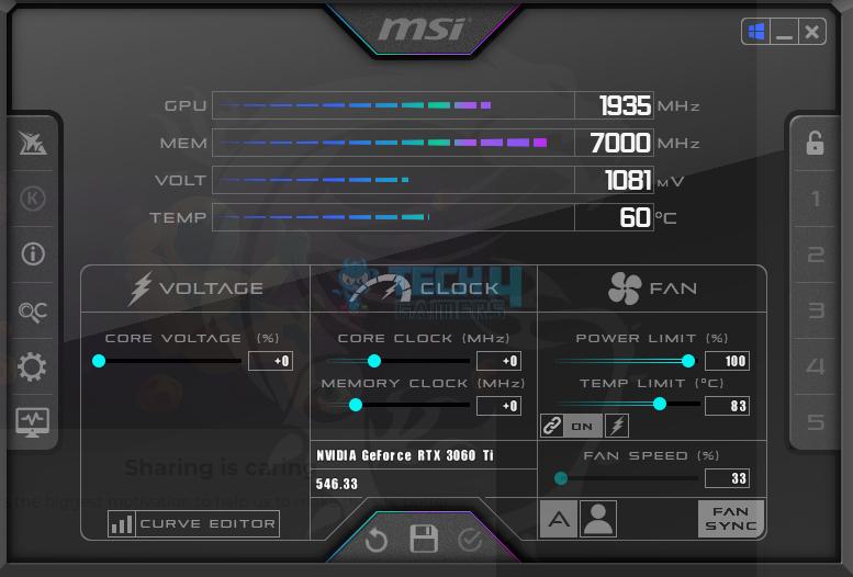 Overclock With MSI Afterburner
