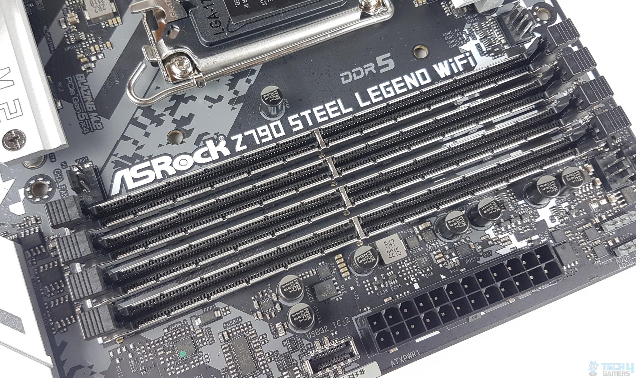 ASRock Z790 Steel Legend WiFi Motherboard — Motherboard DIMM Slots
