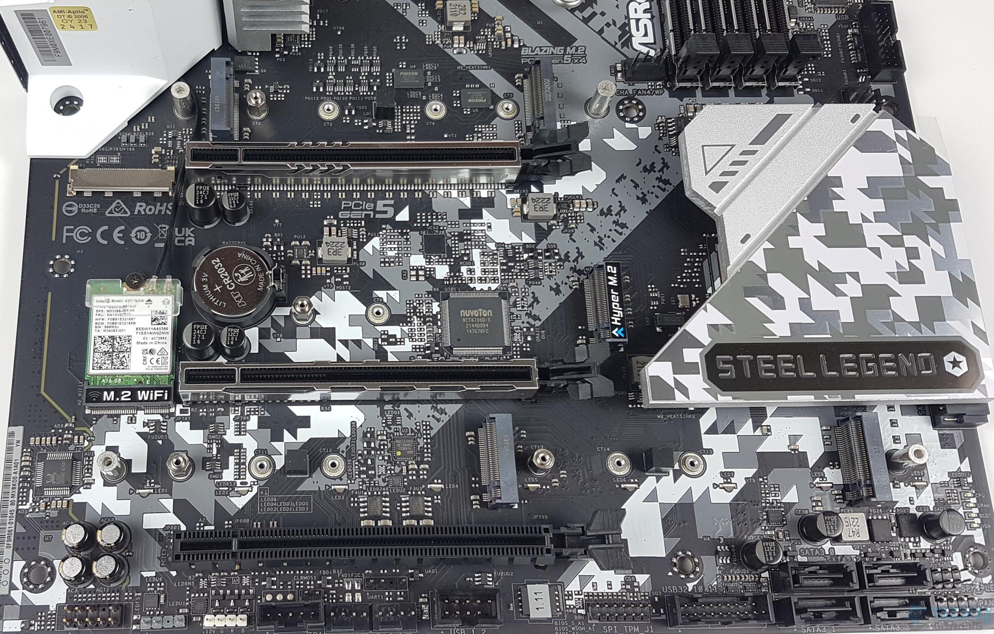 ASRock Z790 Steel Legend WiFi Motherboard — Motherboard PCIe slots