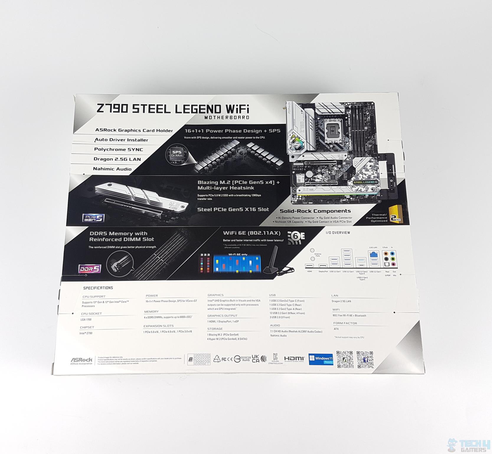 ASRock Z790 Steel Legend WiFi Motherboard — Packing Box 2