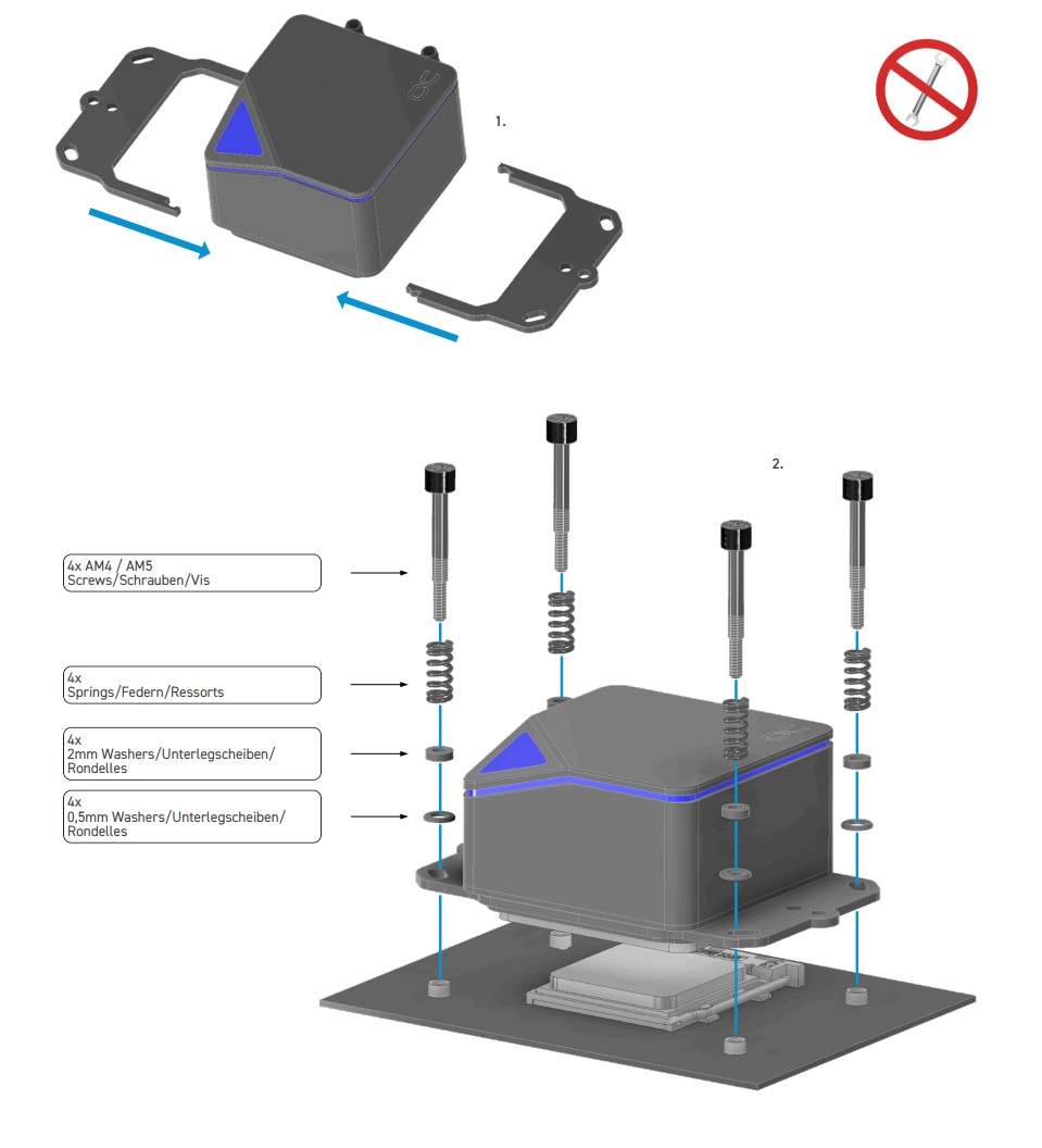 Alphacool Eisbaer PRO AURORA Digital - 240 CPU AIO — Alphacool Core Ocean T38 AIO 360mm AM5 Installation Guide