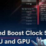 Base and Boost Clock Speeds For CPU and GPU