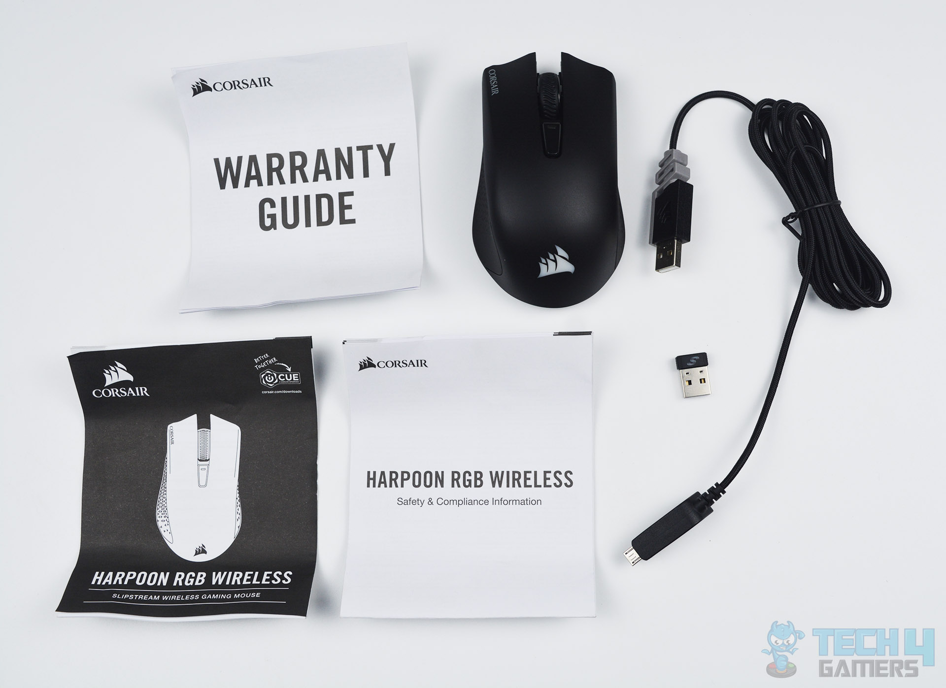 Corsair Harpoon RGB Wireless - Box Contents
