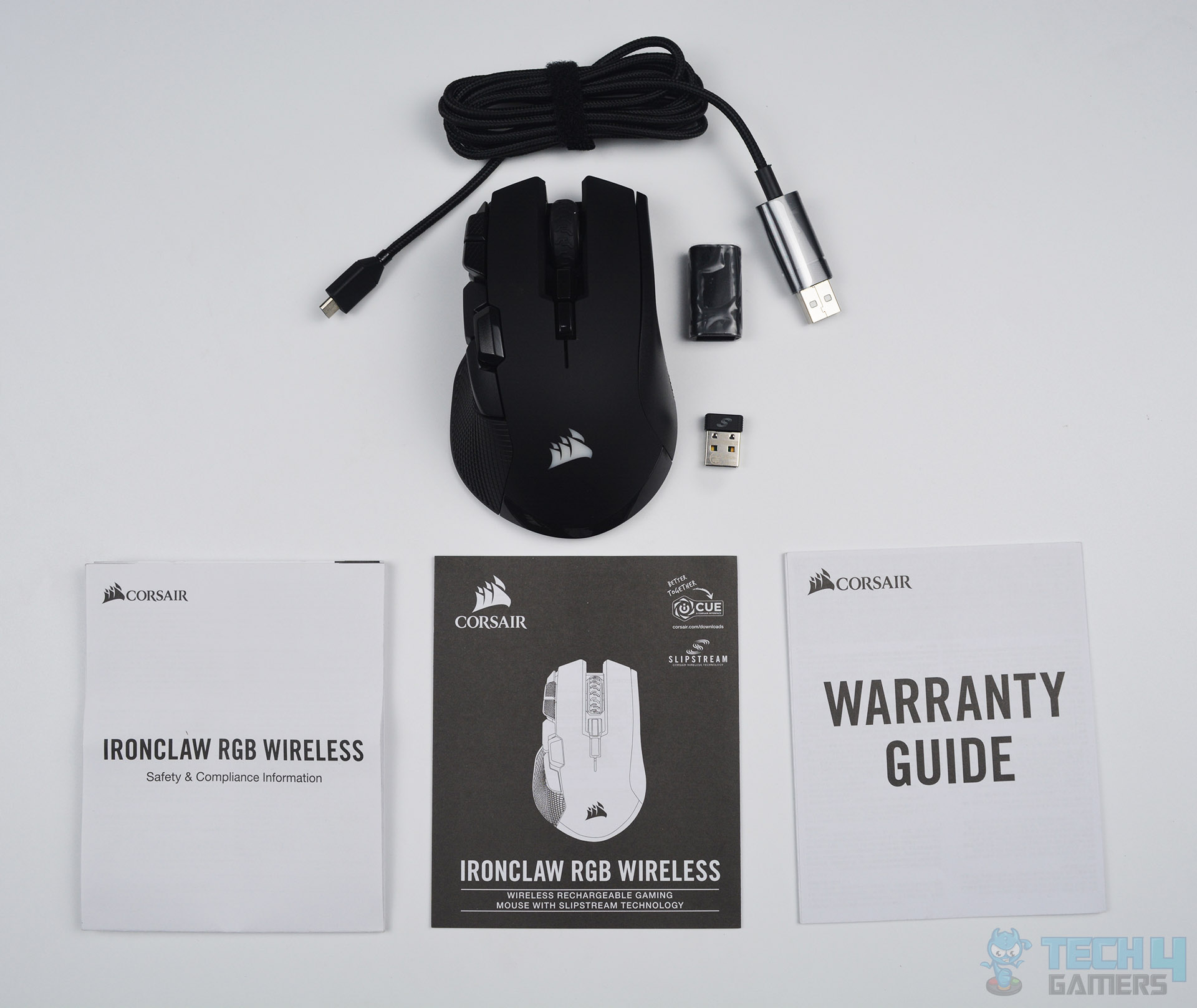 Corsair Ironclaw RGB Wireless - Box Contents