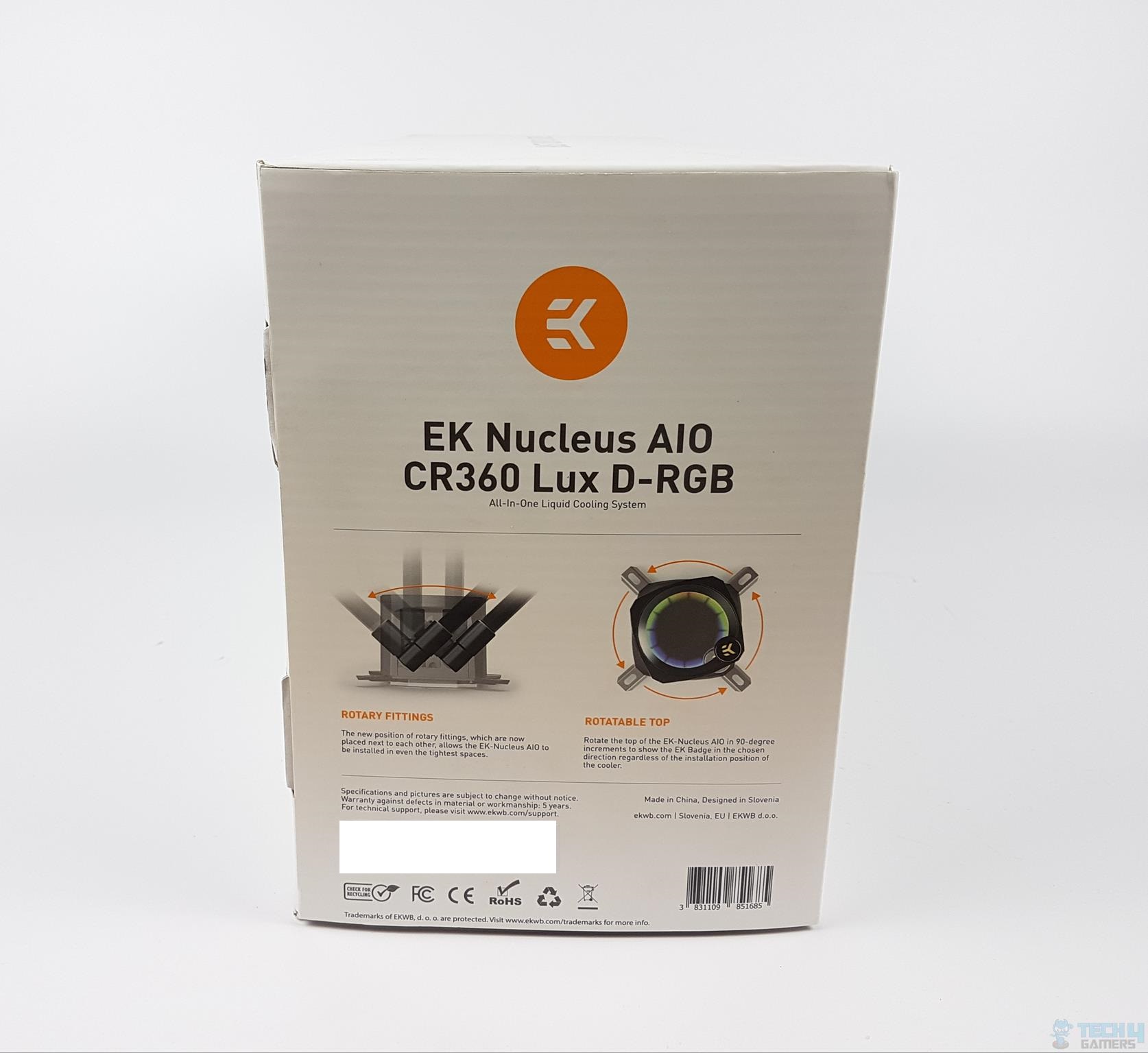 EK-Nucleus AIO CR360 LUX D-RGB — Packing Box