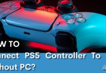 How to connect PS5 controller to PS4 without PC