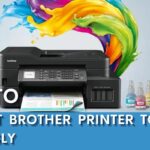 How to connect Brother printer to laptop wirelessly