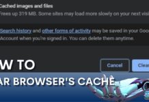 HOW TO CLEAR BROWSER'S CACHE