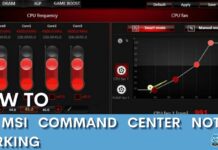 HOW TO FIX MSI COMMAND CENTER NOT WORKING