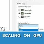 HOW TO PERFORM SCALING