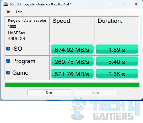 DataTraveler Max USB 3.2 Gen 2 512GB USB-C — AS SSD Benchmark Copy