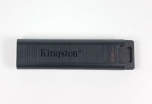 Kingston DataTraveler Max USB 3.2 Gen 2 512GB USB-C - Drive Top View