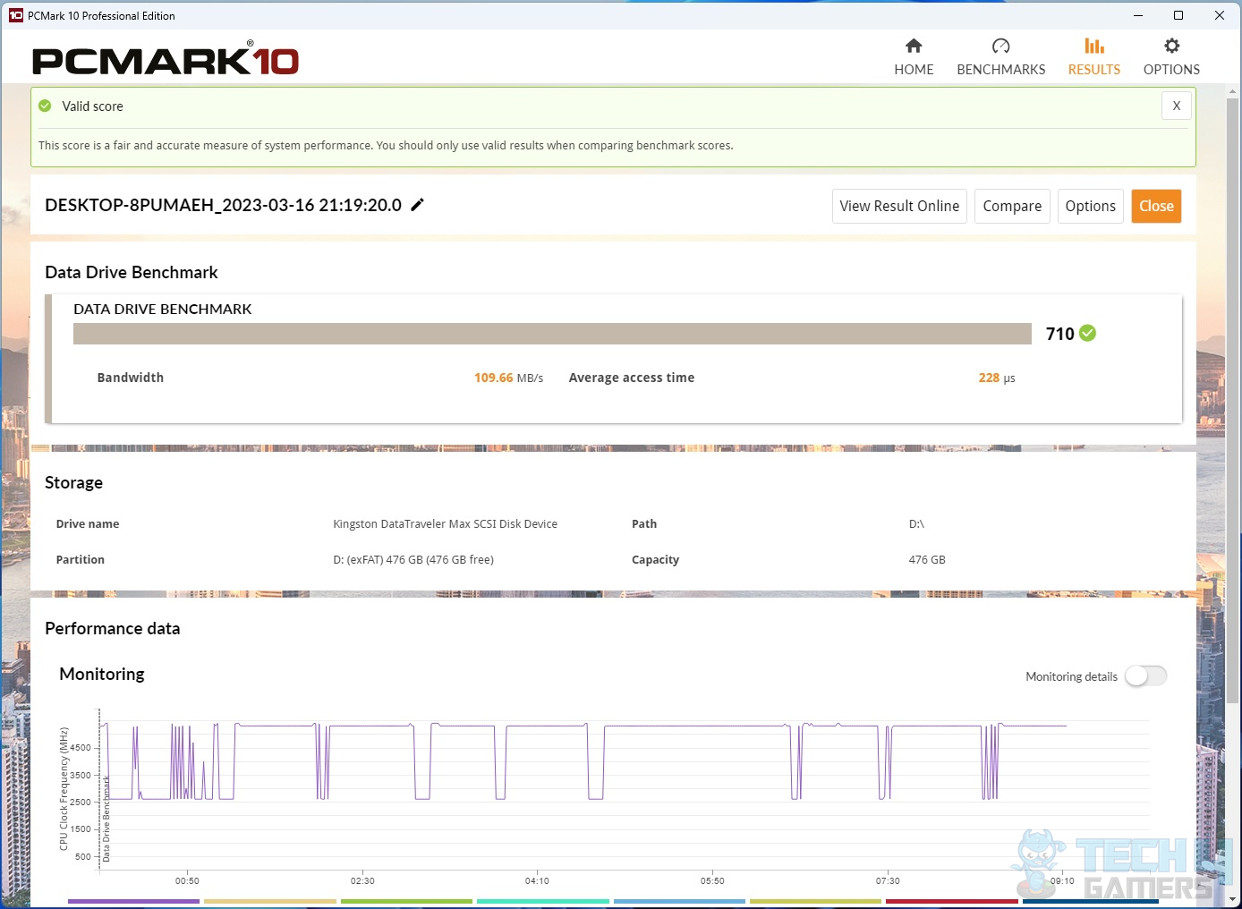 DataTraveler Max USB 3.2 Gen 2 512GB USB-C — PCMARK10