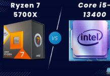 Ryzen 7 5700X Vs Core i5-13400