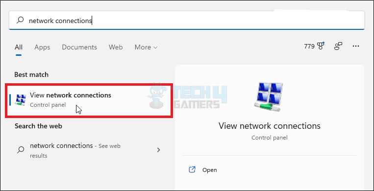 View Network Connection