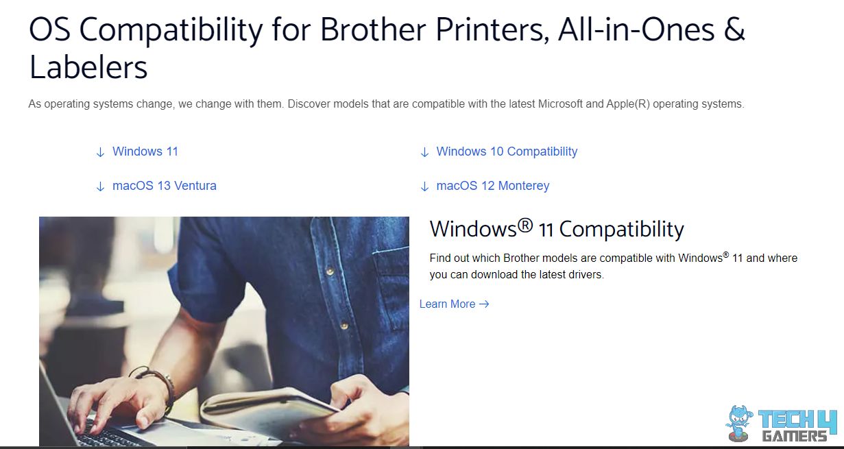 Brother printer compatibility