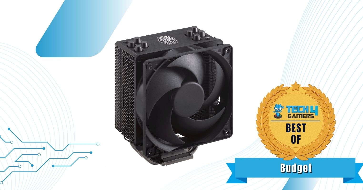 Best Budget CPU Cooler For Ryzen 9 7900X - Cooler Master Hyper 212 Black Edition