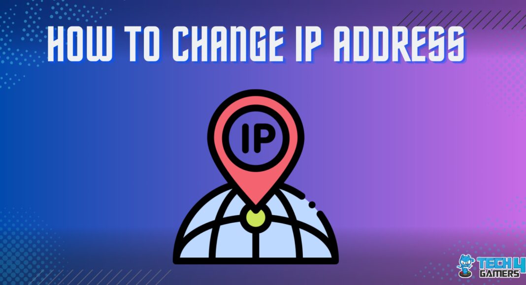 how to change IP address