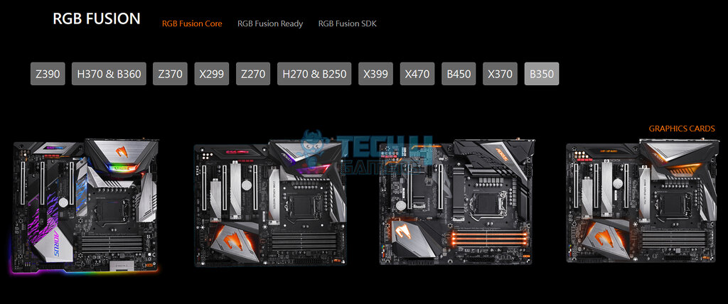 Image showing the latest version of RGB Fusion 