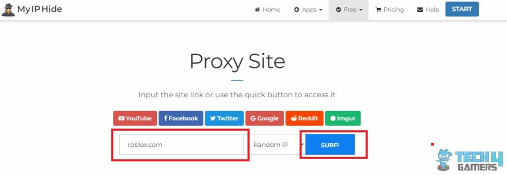 Using Proxy Server for Roblox