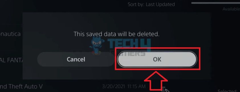OK Delete