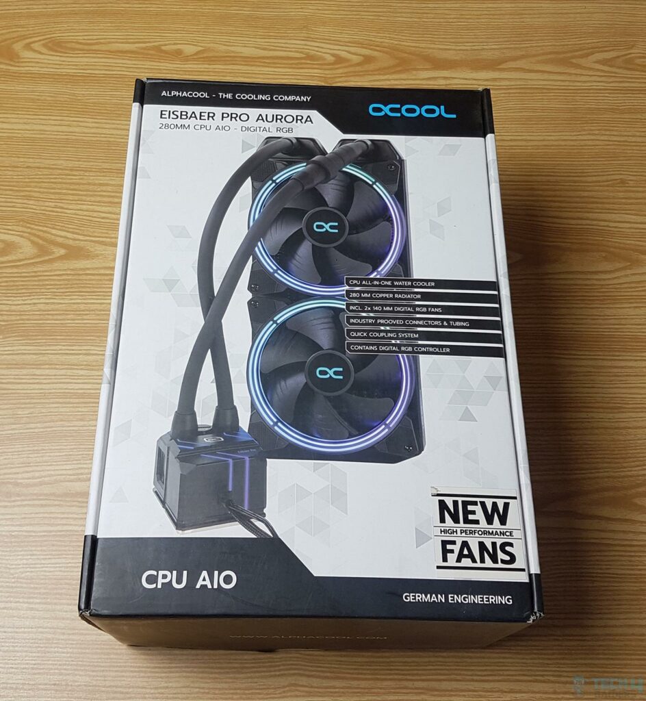 Alphacool Eisbaer Pro Aurora 280 AIO CPU Cooler Review