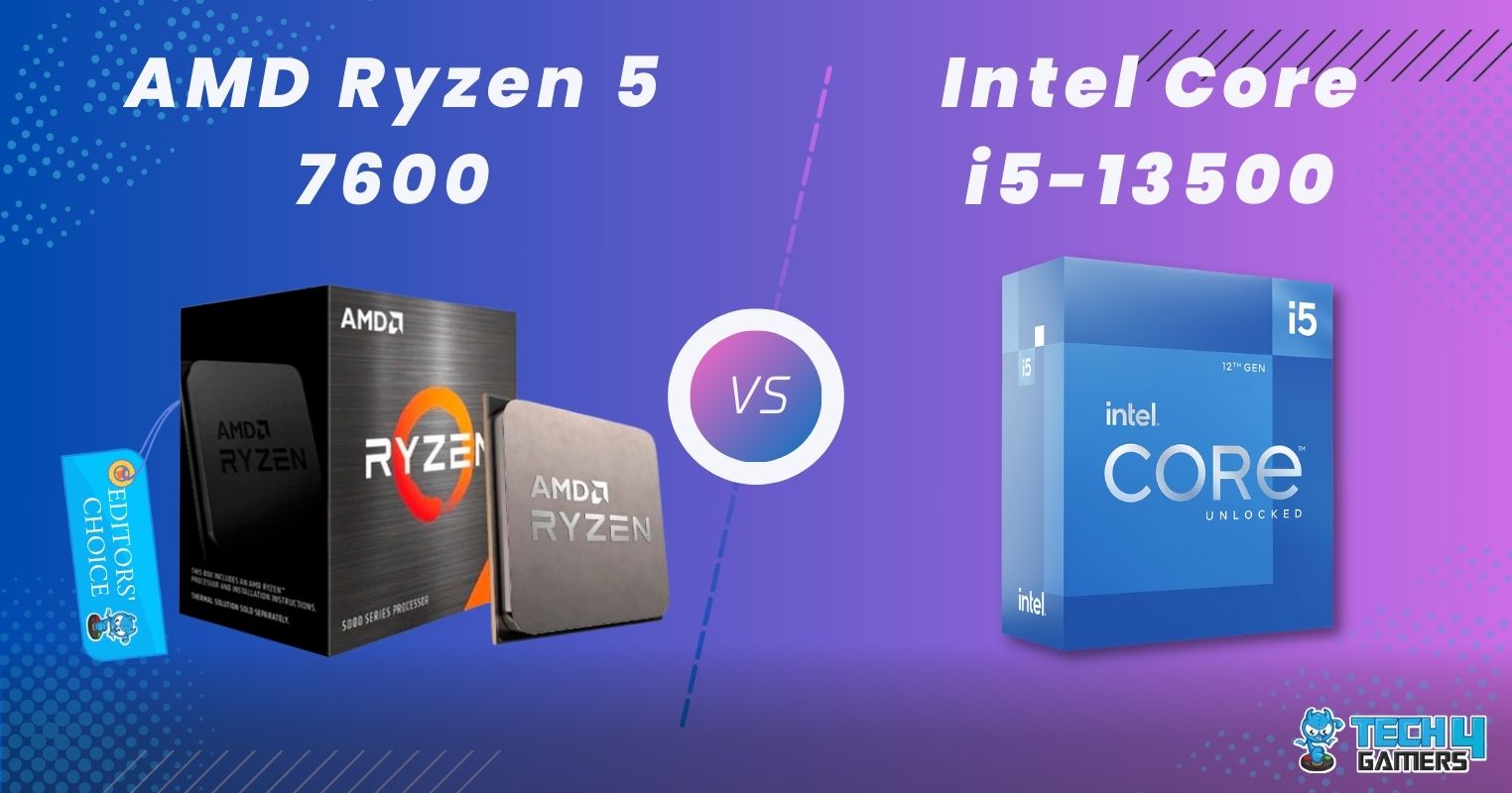 i5 13th 13500 vs ryzen 5 7600x