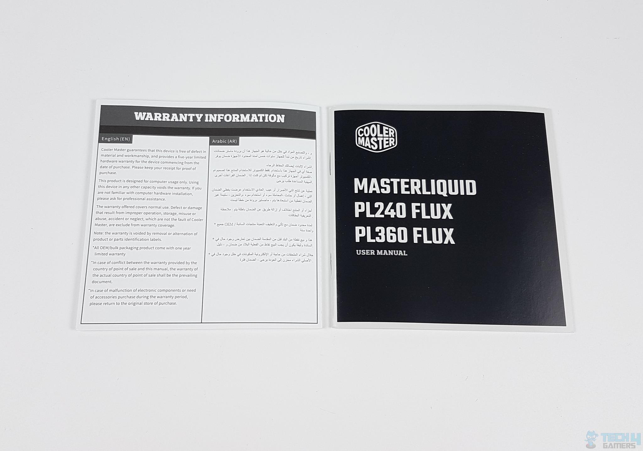 Cooler Master MASTERLIQUID PL360 FLUX — User Guide
