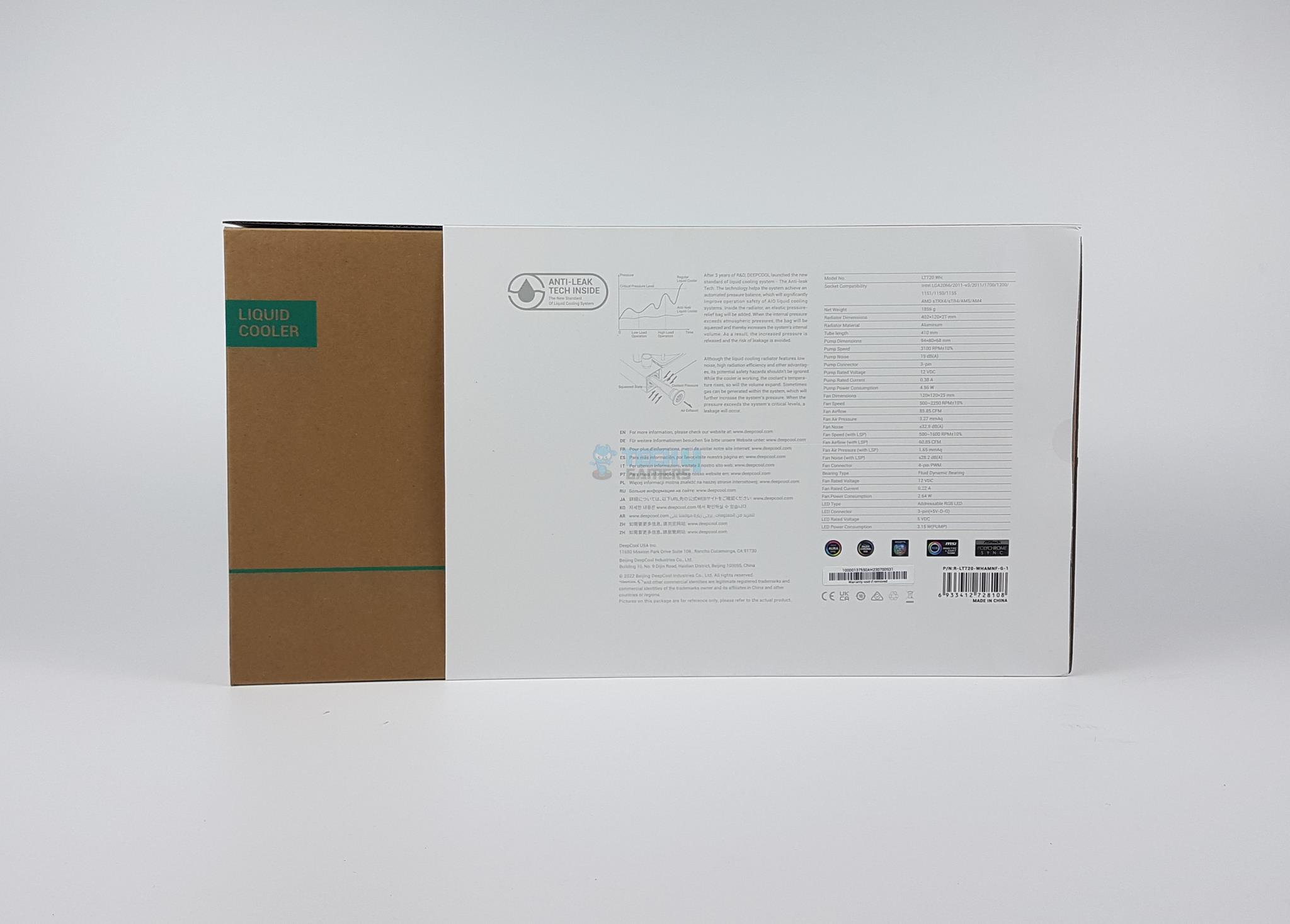 DeepCool LT720 White — Paccking Box 2