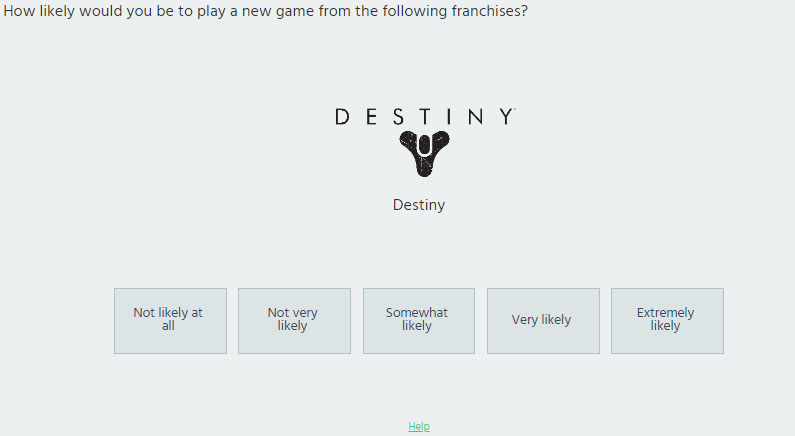 Destiny 3 Bungie Survey