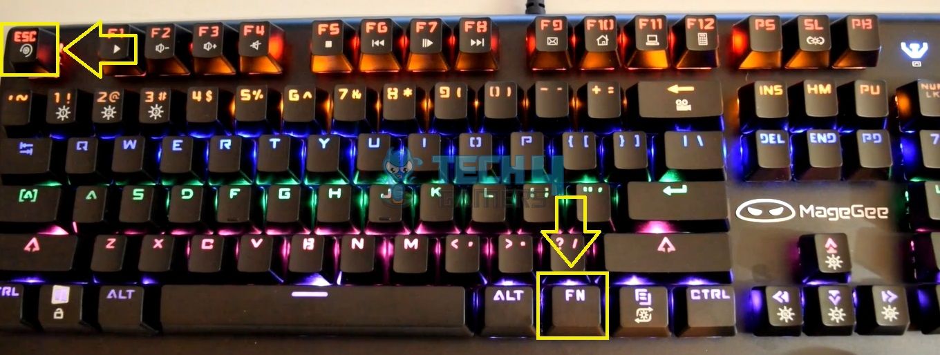 How To Change MageGee Keyboard Color?