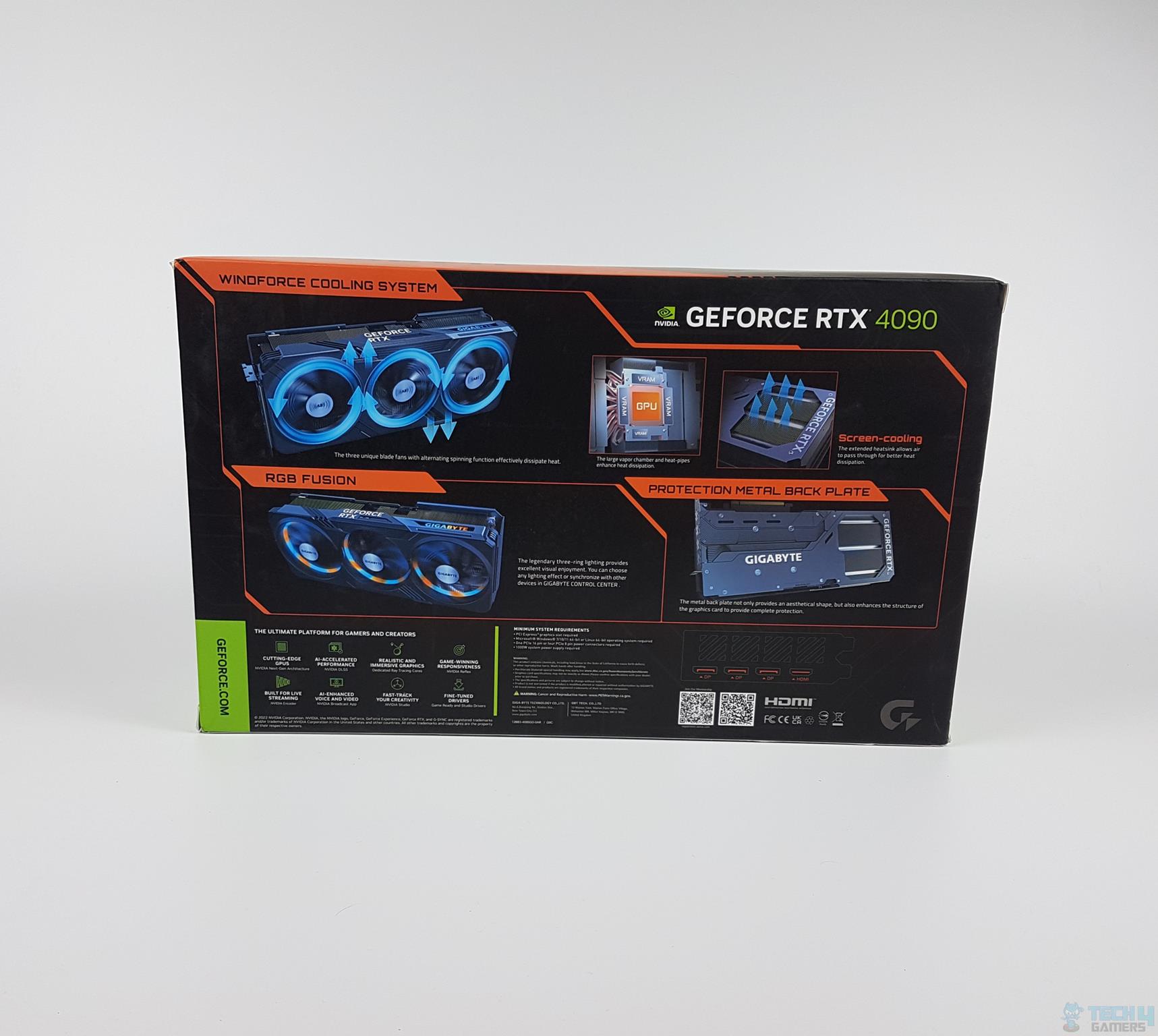 GIGABYTE GeForce RTX 4090 Gaming OC 24G — Packing Box 2