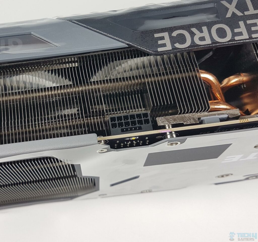 GIGABYTE GeForce RTX 4090 Gaming OC 24G - Power Connector (Image By Tech4Gamers)