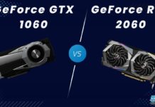 GeForce GTX 1060 vs RTX 2060