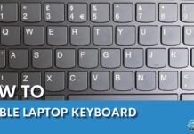 HOW TO DISABLE LAPTOP KEYBOARD