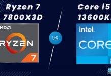 Ryzen 7 7800X3D Vs Core i5-13600KF