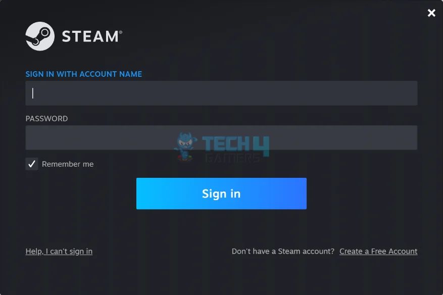 Sign Up To Steam