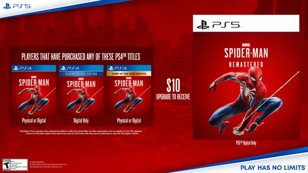 Marvel's Spider-Man Remastered PS5 