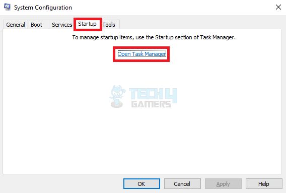 Startup Task Manager