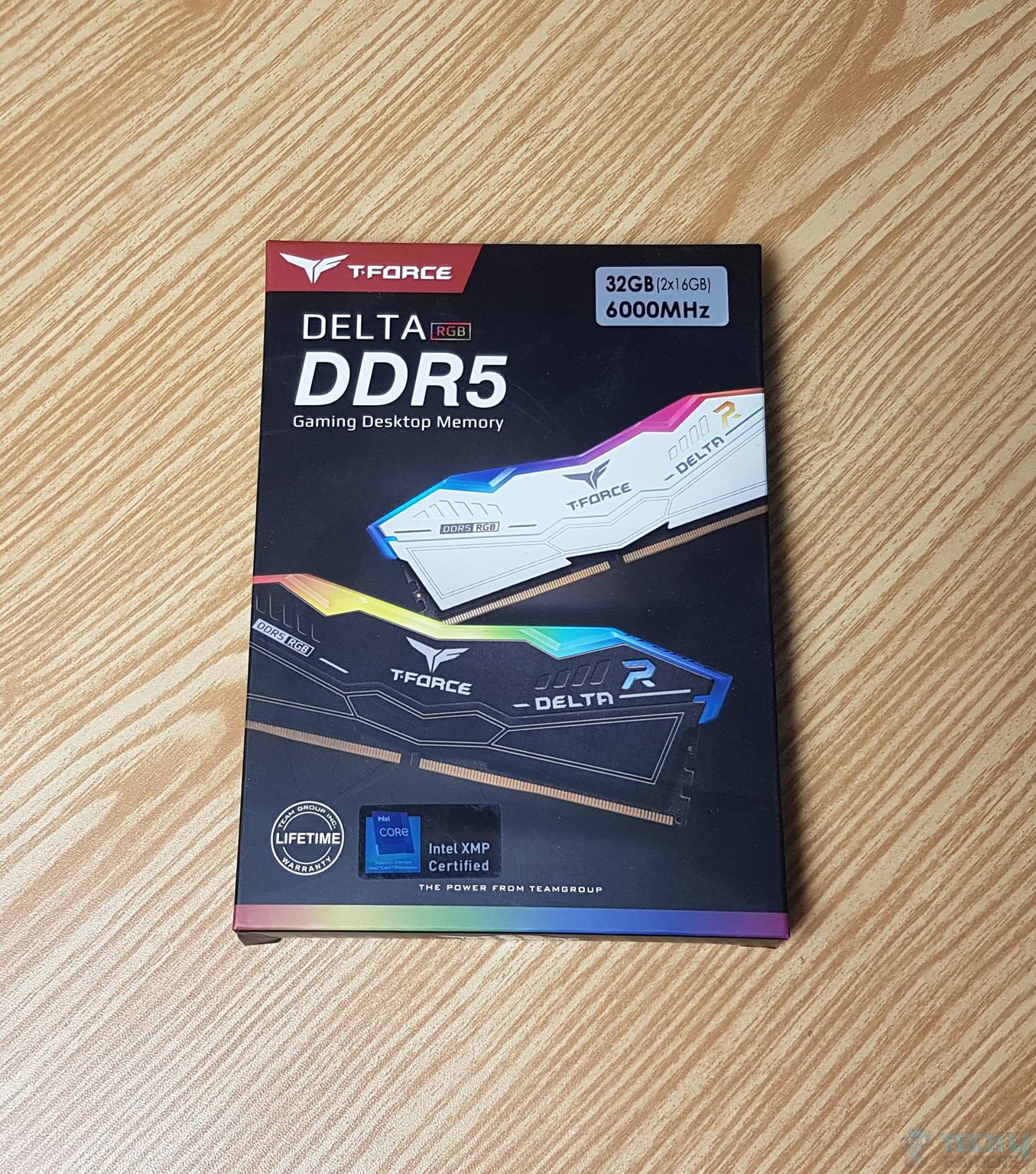 T-Force Delta RGB DDR5 32GB 6000MT/s CAS30 — Packing Box 1