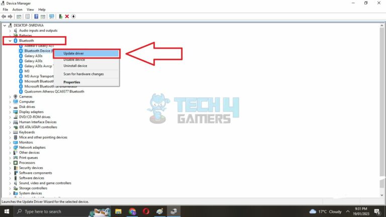Update Bluetooth drivers to fix Intel Wireless AC 9462 not working