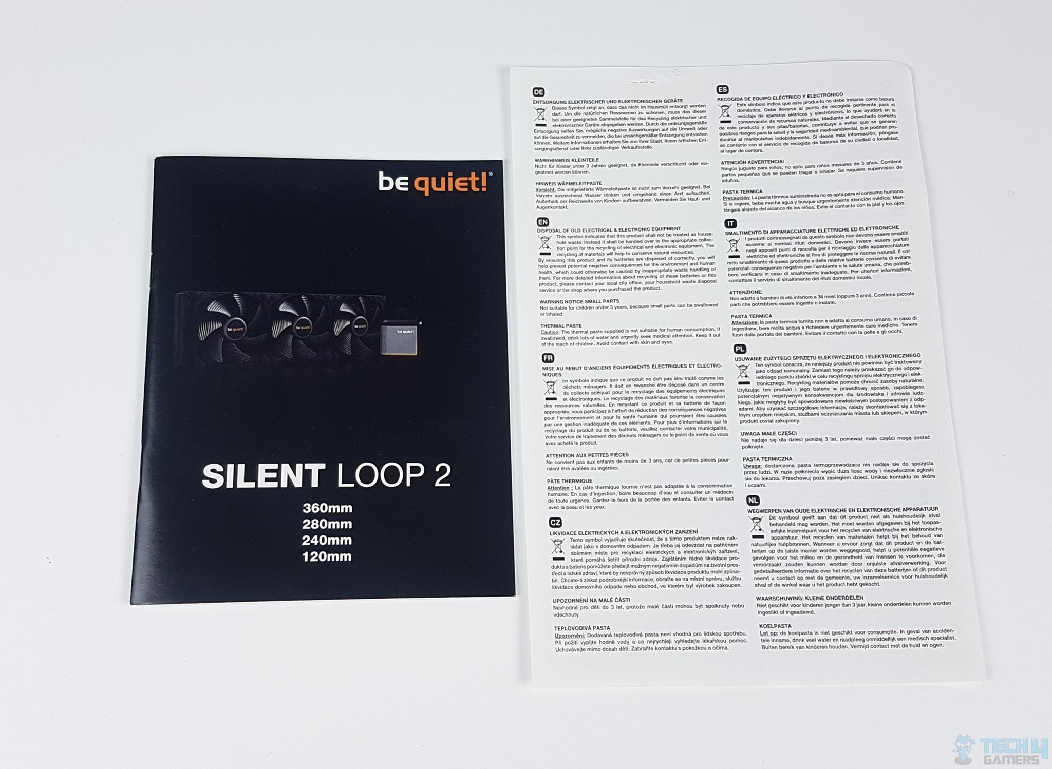 be quiet! Silent Loop 2 360 Liquid Cooler — User Guide