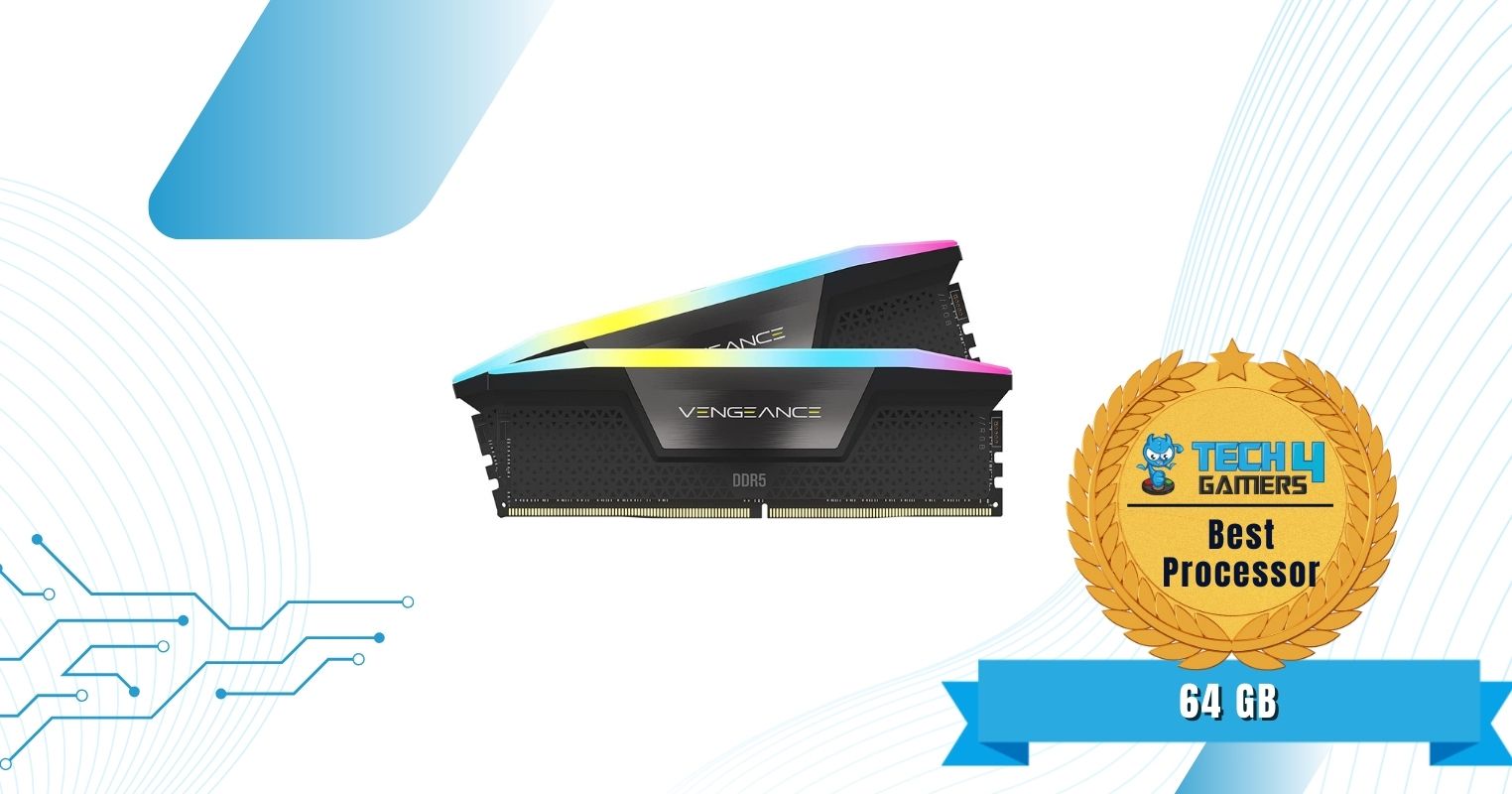 Corsair VENGEANCE RGB DDR5 RAM - Best 64GB DDR5 RAM