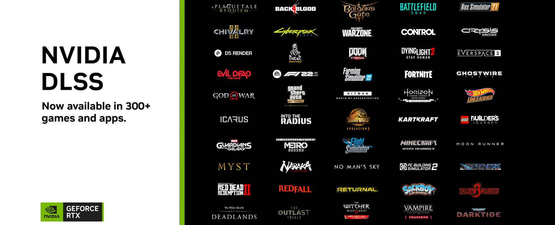 Nvidia DLSS 300 Games