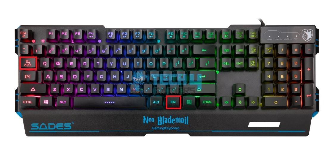 Sades Keyboard Color Change