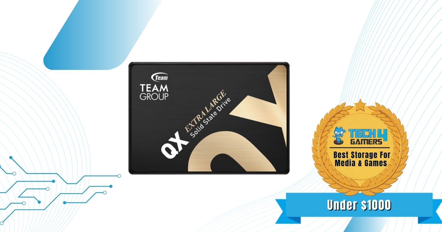 TEAMGROUP QX 2TB - Best $1000 Gaming PC Build Storage For Media & Games